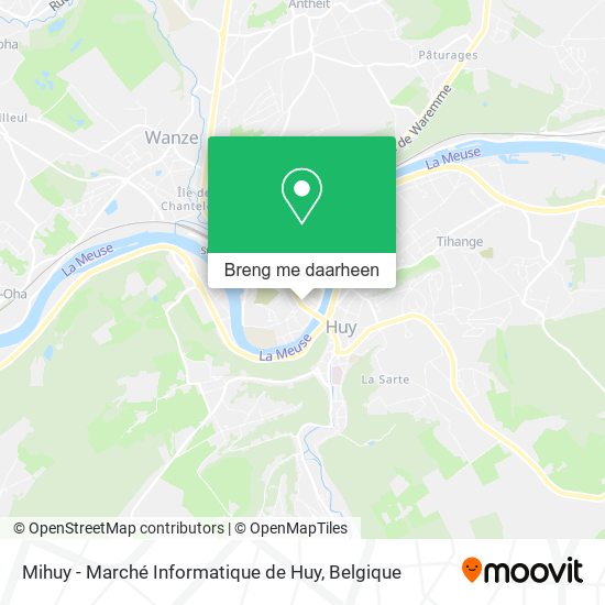 Mihuy - Marché Informatique de Huy kaart