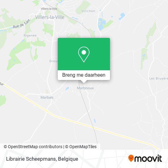 Librairie Scheepmans kaart