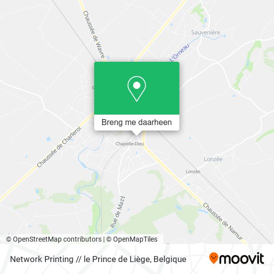 Network Printing // le Prince de Liège kaart