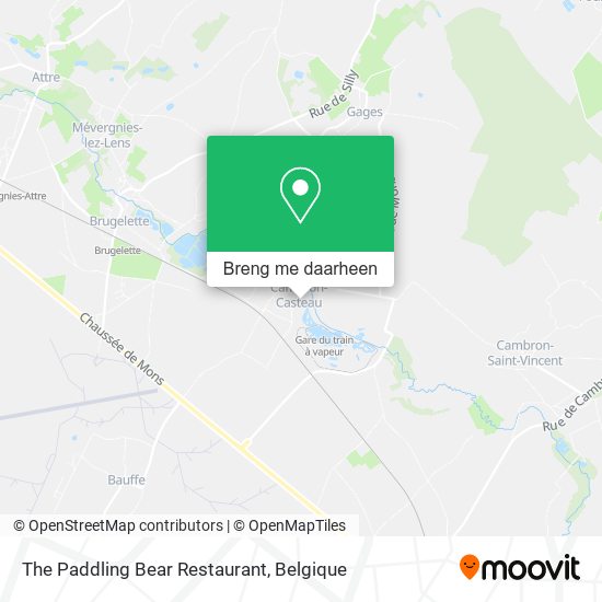 The Paddling Bear Restaurant kaart