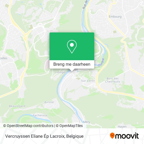 Vercruyssen Eliane Ép Lacroix kaart