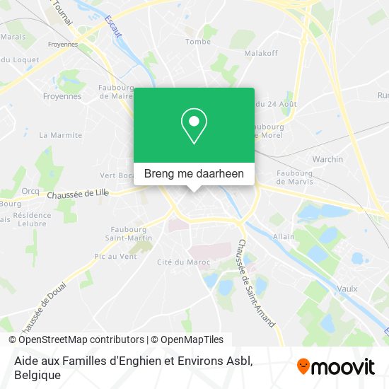 Aide aux Familles d'Enghien et Environs Asbl kaart