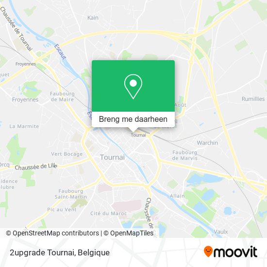 2upgrade Tournai kaart