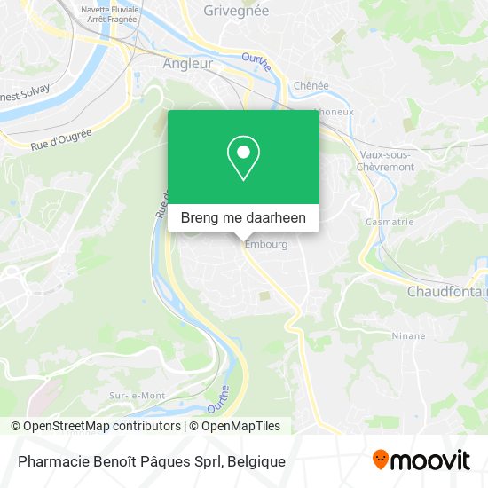 Pharmacie Benoît Pâques Sprl kaart