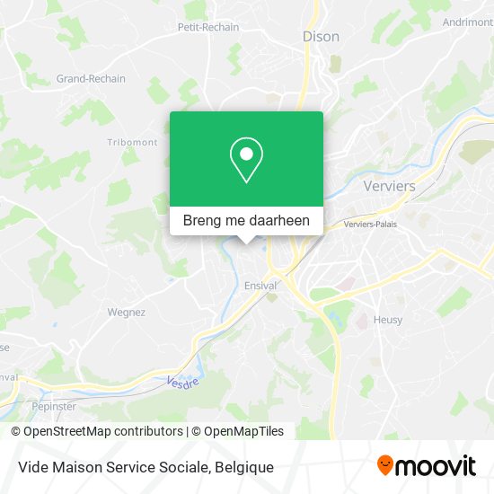 Vide Maison Service Sociale kaart