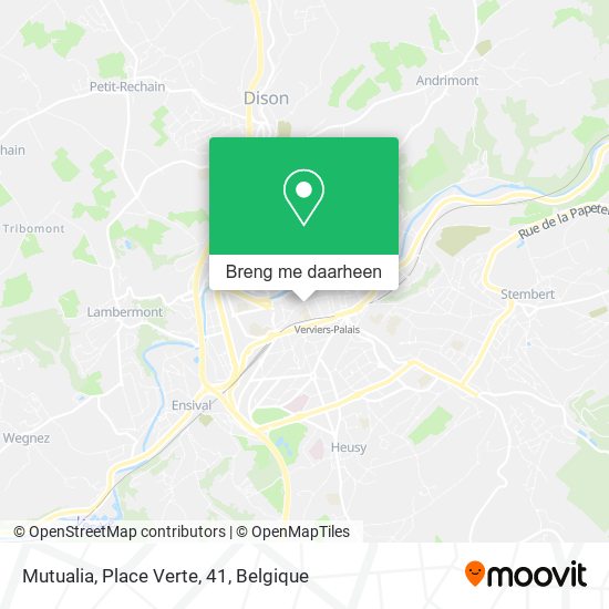 Mutualia, Place Verte, 41 kaart