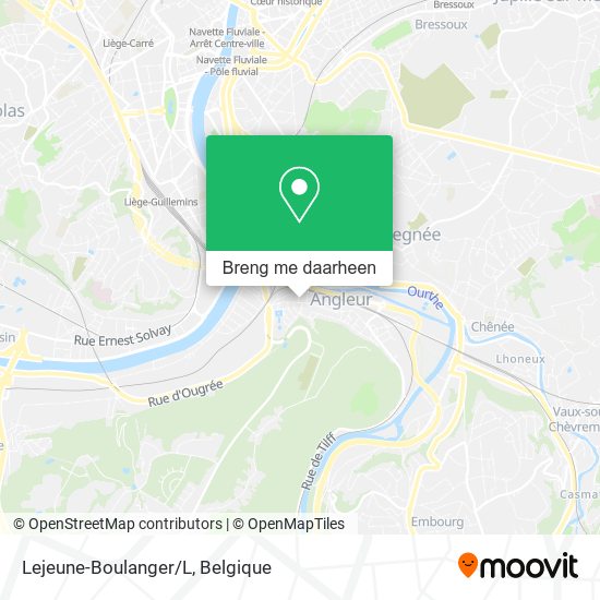 Lejeune-Boulanger/L kaart