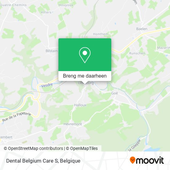 Dental Belgium Care S kaart