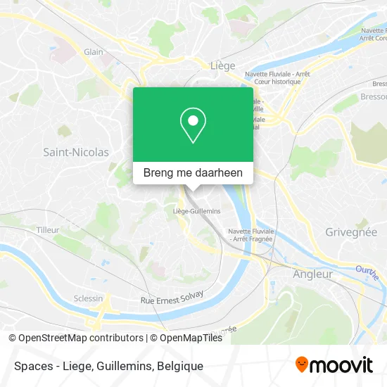Spaces - Liege, Guillemins kaart