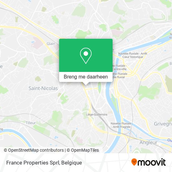 France Properties Sprl kaart