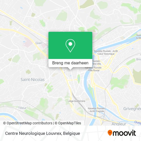 Centre Neurologique Louvrex kaart