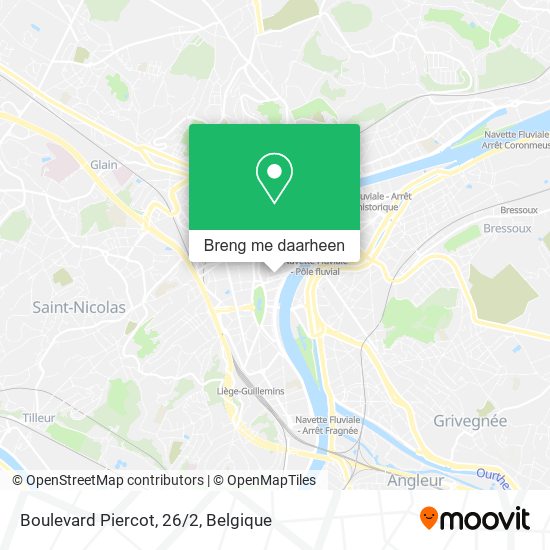 Boulevard Piercot, 26/2 kaart
