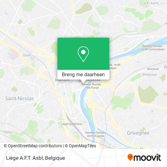 Liège A.F.T. Asbl kaart