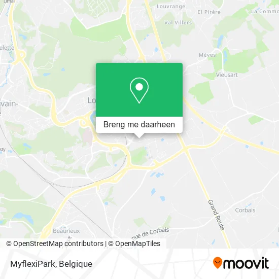 MyflexiPark kaart