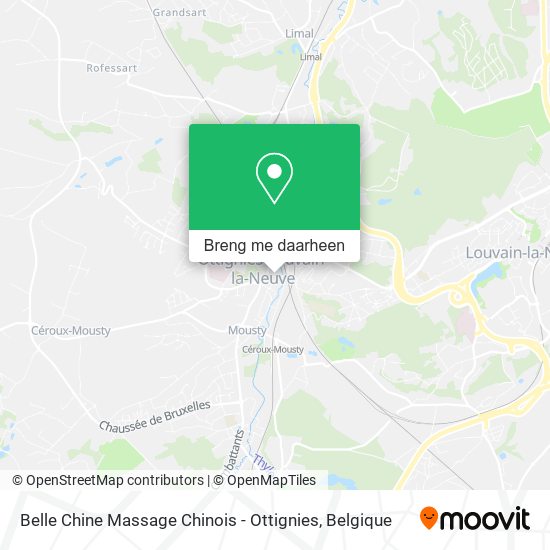 Belle Chine Massage Chinois - Ottignies kaart