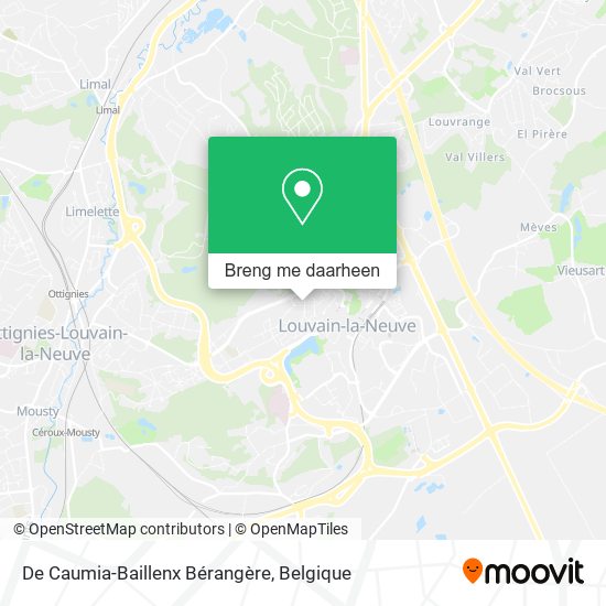 De Caumia-Baillenx Bérangère kaart