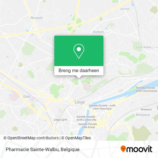 Pharmacie Sainte-Walbu kaart