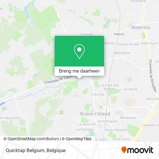 Quicktap Belgium kaart