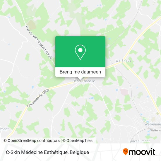 C-Skin Médecine Esthétique kaart
