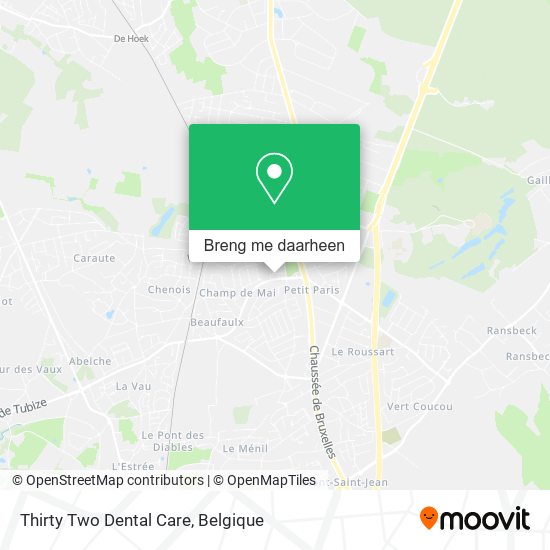 Thirty Two Dental Care kaart