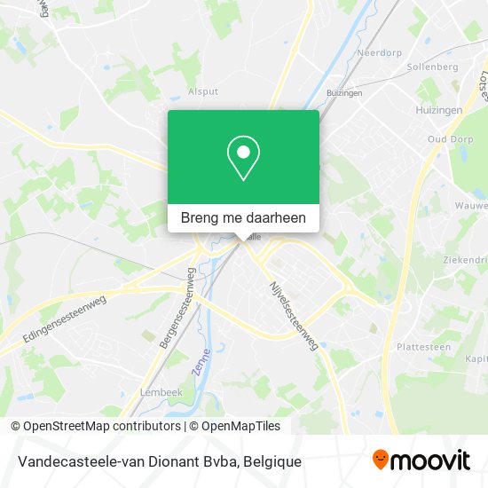 Vandecasteele-van Dionant Bvba kaart