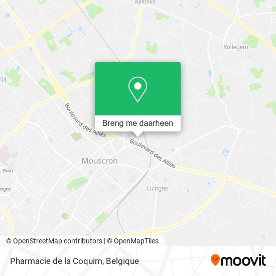 Pharmacie de la Coquim kaart