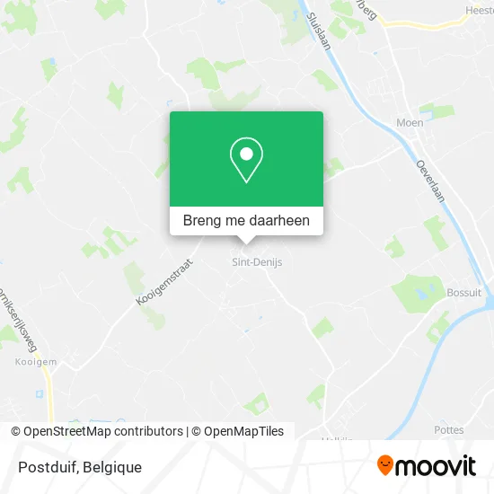 Postduif kaart