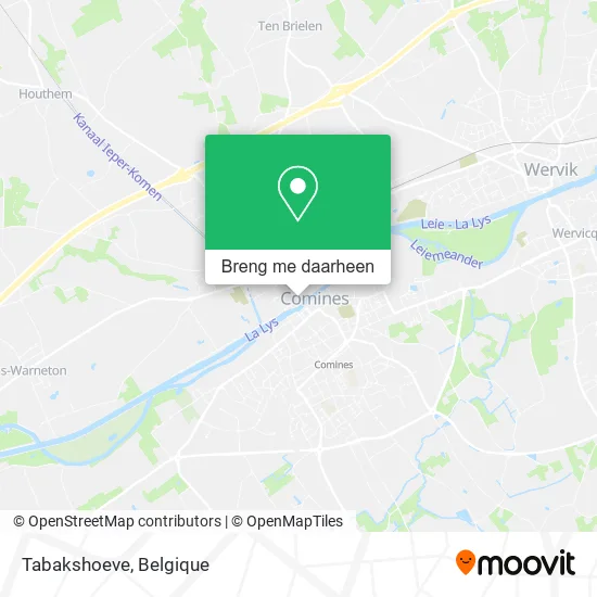 Tabakshoeve kaart