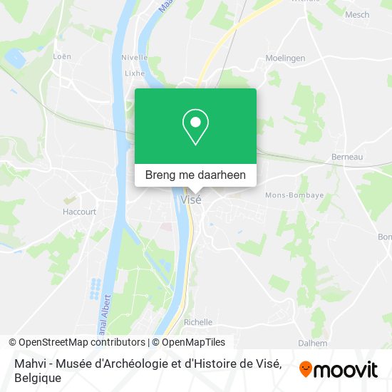 Mahvi - Musée d'Archéologie et d'Histoire de Visé kaart