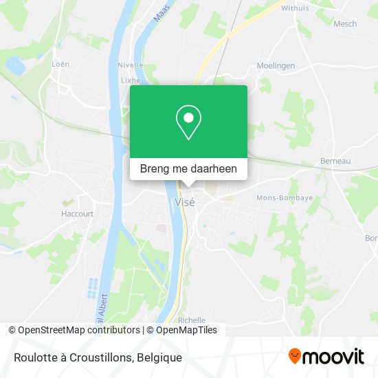 Roulotte à Croustillons kaart