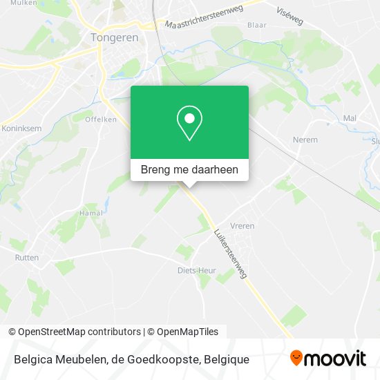 Belgica Meubelen, de Goedkoopste kaart