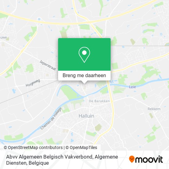Abvv Algemeen Belgisch Vakverbond, Algemene Diensten kaart