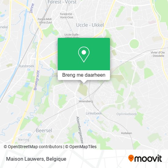 Maison Lauwers kaart