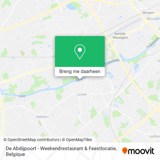De Abdijpoort - Weekendrestaurant & Feestlocatie kaart