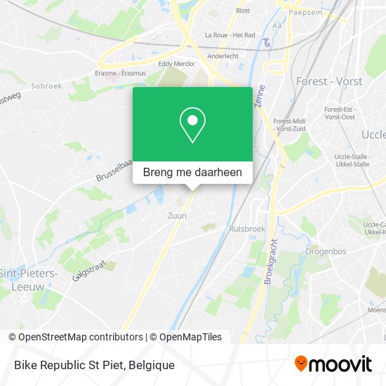 Bike Republic St Piet kaart