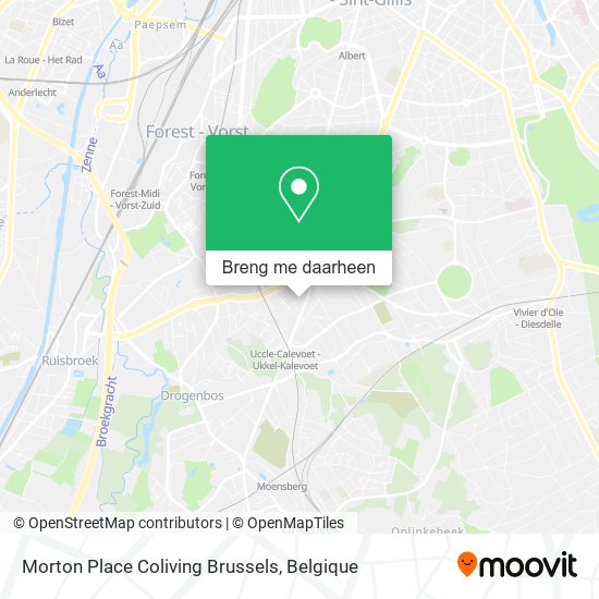 Morton Place Coliving Brussels kaart