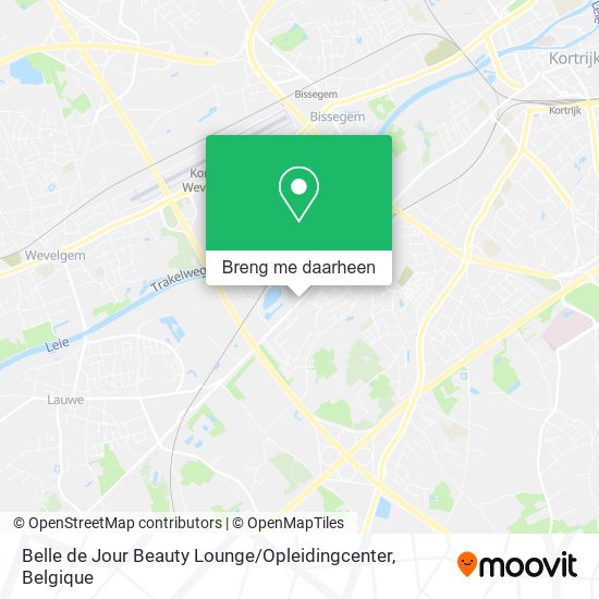 Belle de Jour Beauty Lounge / Opleidingcenter kaart