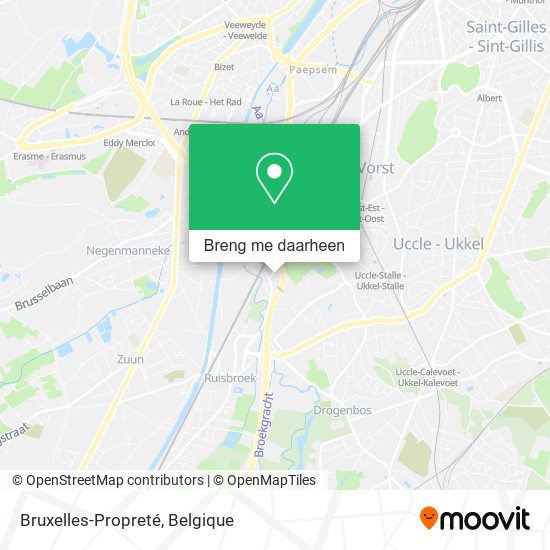 Bruxelles-Propreté kaart