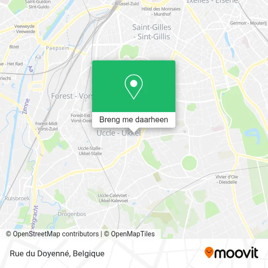 Rue du Doyenné kaart