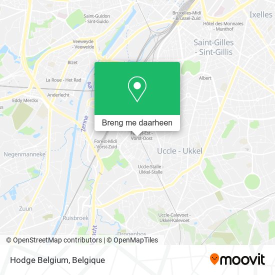 Hodge Belgium kaart