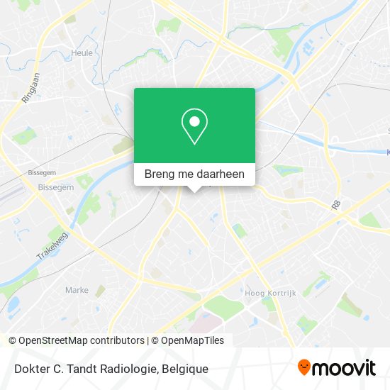 Dokter C. Tandt Radiologie kaart