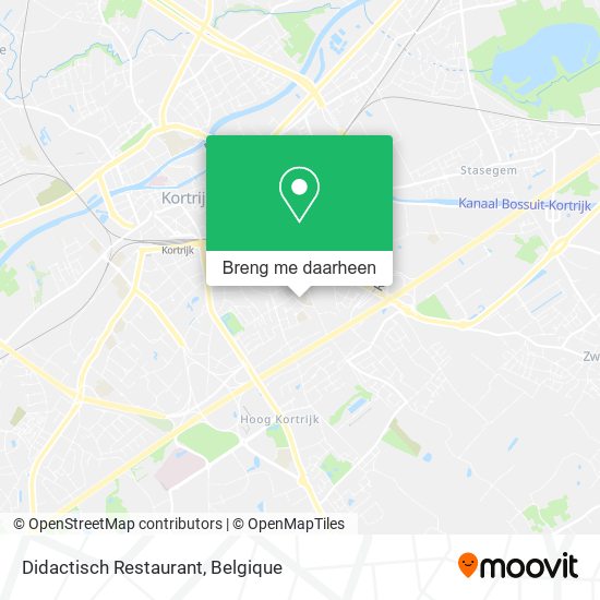 Didactisch Restaurant kaart