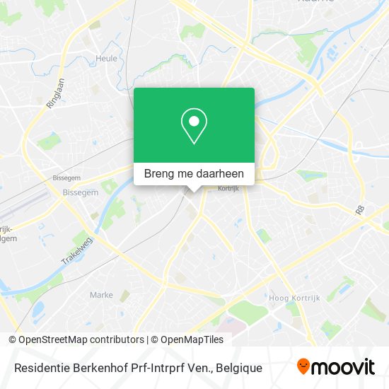 Residentie Berkenhof Prf-Intrprf Ven. kaart