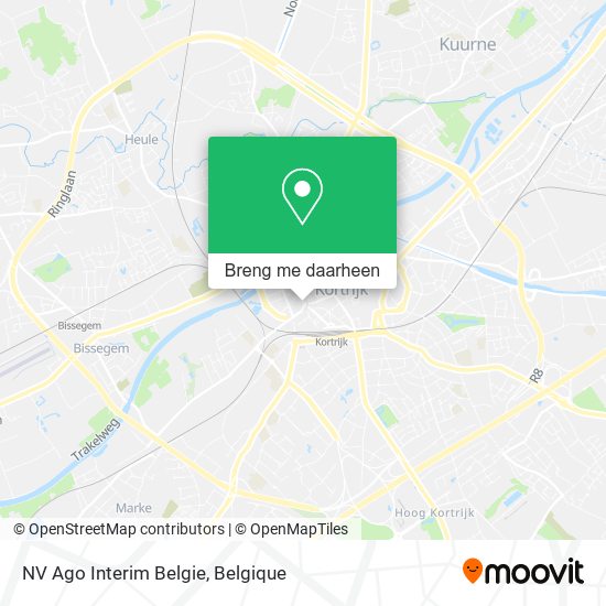 NV Ago Interim Belgie kaart