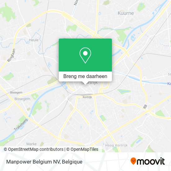 Manpower Belgium NV kaart