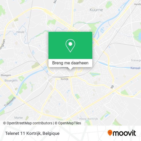 Telenet 11 Kortrijk kaart