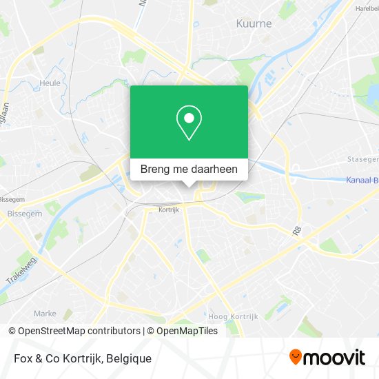 Fox & Co Kortrijk kaart