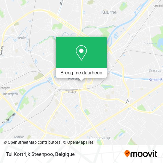 Tui Kortrijk Steenpoo kaart