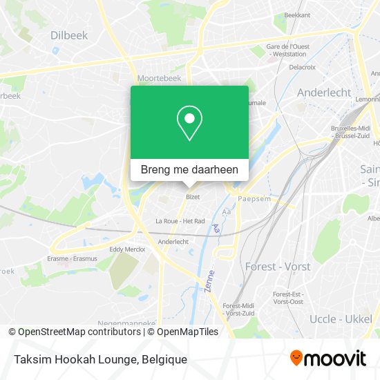 Taksim Hookah Lounge kaart