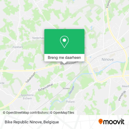 Bike Republic Ninove kaart